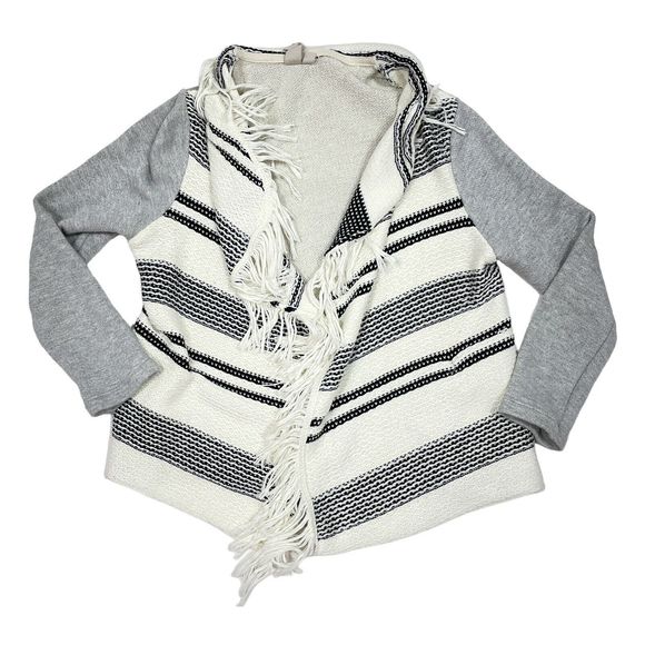 Anthropologie Dolan Left Coast Sweater Size XS Cardigan Fray Open Waterfall - Picture 2 of 9